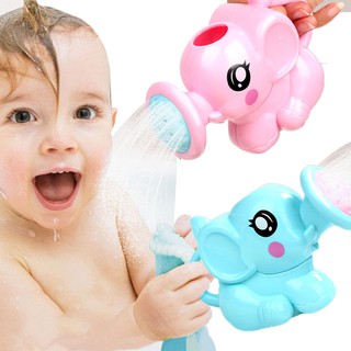 Image of Juguetes de baño de bebé precioso plástico forma de elefante Animal niños baño agua Spray juguetes para bebé ducha juguetes de natación niño