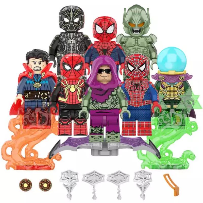 Lego juguetes minifigura vengadores spiderman Mysterio doctor extraño duende  verde peter parker | Shopee Colombia