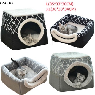Image of thu nhỏ OSCOO Cat Sleeping Bed Cojín De Felpa Almohadillas De Casa Para Cachorro Cesta De Perrera #0