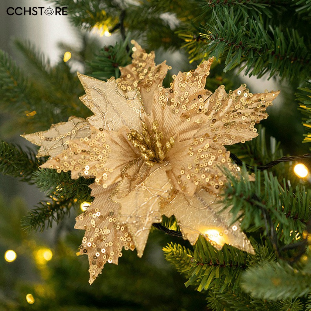 cchstore 1Pc Decoración De Navidad Evento De Boda Flor Falsa DIY Mesa  Simulación | Shopee Colombia