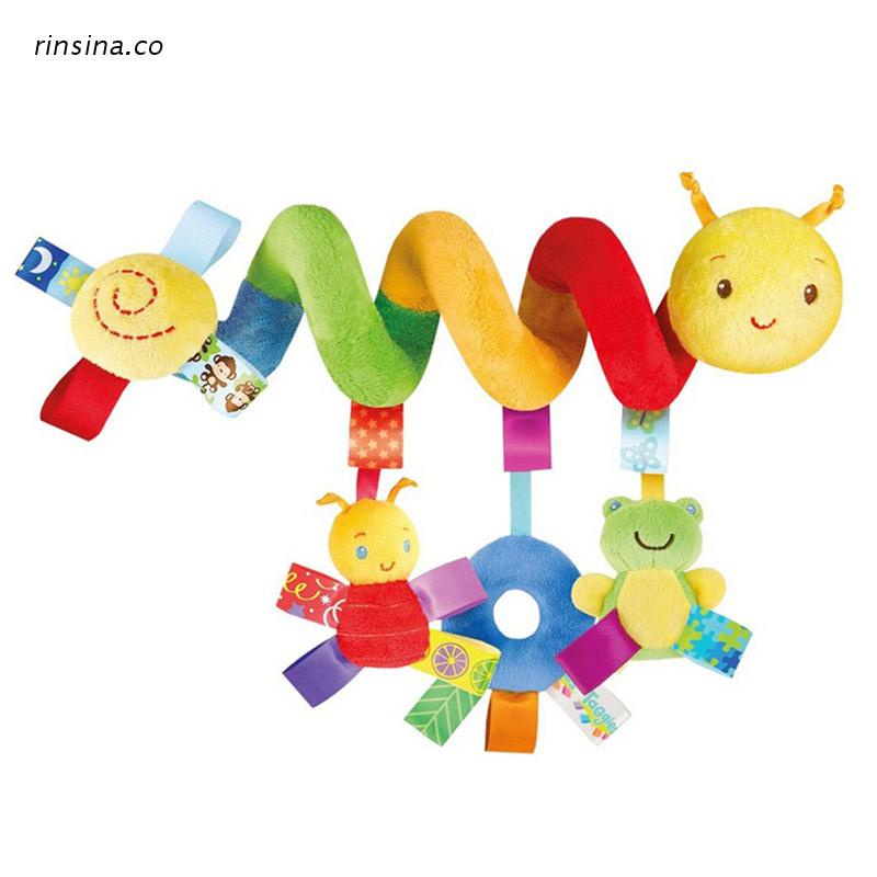 Lindo infantil del bebé de Actividad de Juego espiral Bed & Cochecito Juguetes Set juguetes colgantes 