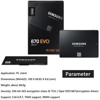 SSD 870 E VO 250GB , 500GB , 1TB HDD SATA 2.5 Estado Sólido Disco Duro Incorporado GA 44587 X4T18I #6