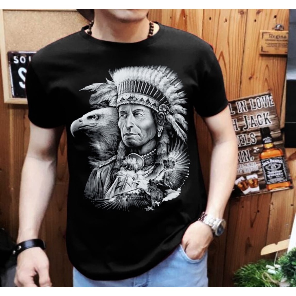 Distro camisa peinado indio motivo apache | Shopee Colombia