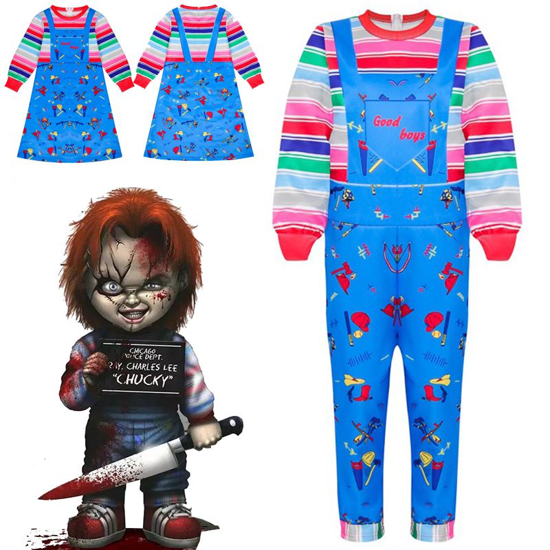 Disfraz De Chucky Con Licencia Para Niños , Halloween Niñas , Disfraces |  Shopee Colombia