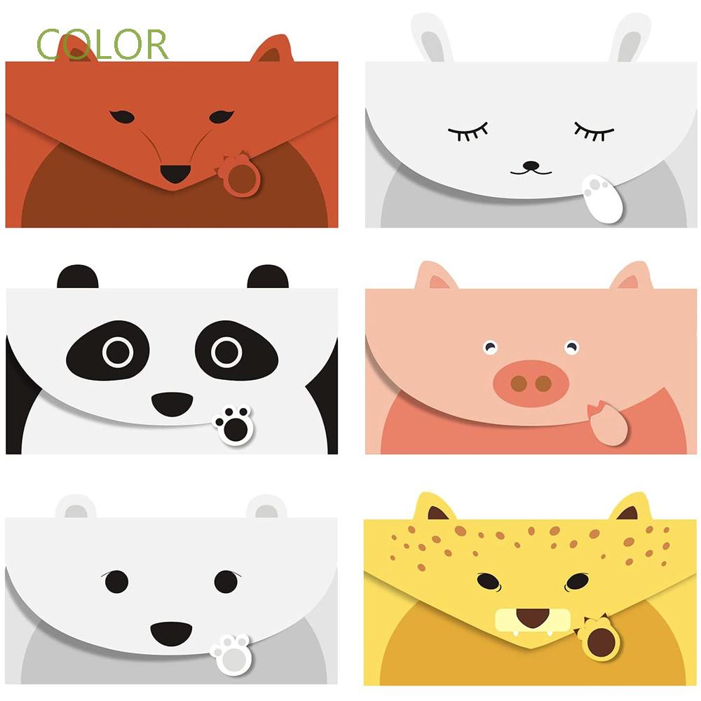 COLOR School Supplies Cartoon Animal Envelope Whishing Card Writing Paper  Cartoon Paper Envelopes Bear Stationery Lovely Thank You Card Birthday Card  Message Card Greeting Card | Shopee Colombia