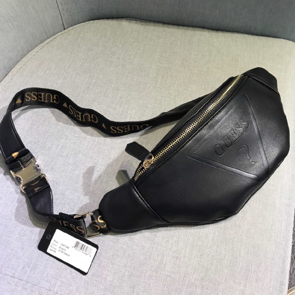 guess waist bag black