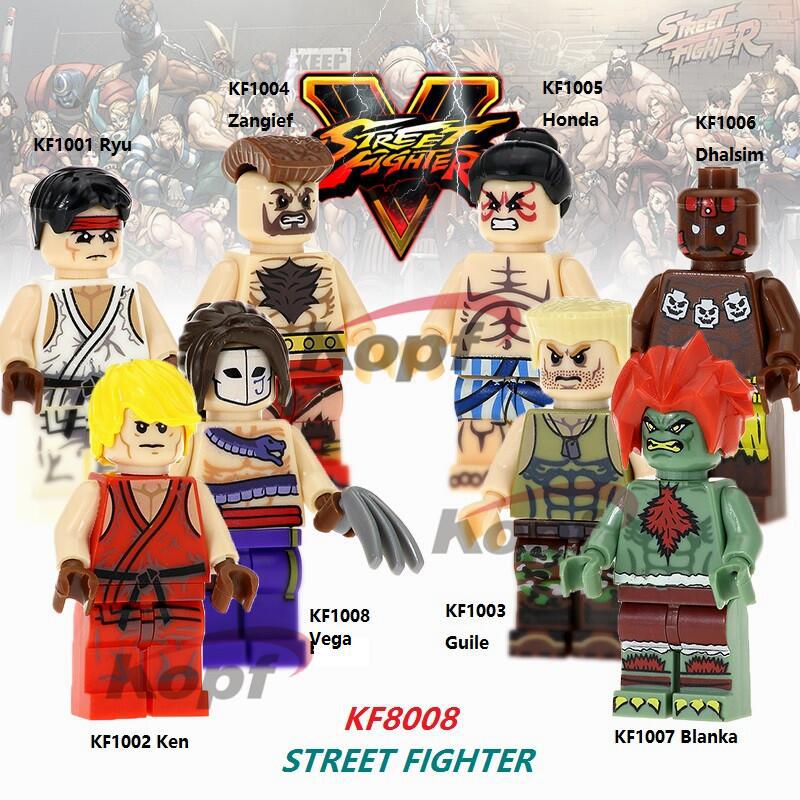 Set of 8 Attack on Titan Minifigures Compatible With LEGO 