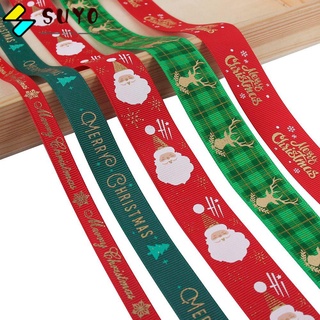 Image of thu nhỏ SUYO 5 Yardas/Rollo Cintas Fiesta Santa Claus Paquete Material Feliz Navidad Envoltura Suministros #0