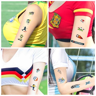 Image of thu nhỏ [Meixing] Listo Stock Impermeable Sudorball Fans Juegos Copa Mundial Club Cara Juego De Pelota Pegatinas De Fútbol Tatuaje #3