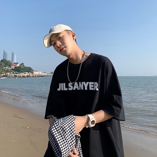 Talla Grande] M-5XL Hombres Multicolor Estilo De Moda Verano De Ocio Carta De Streetwear Camiseta Casual Suelta Manga Corta Pareja Unisex Simple O-Cuello Para | Shopee Colombia