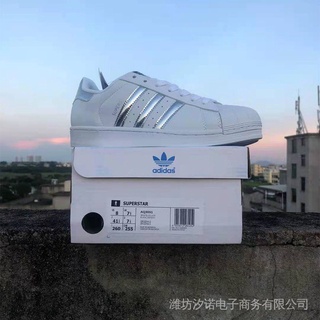 2022 adidas SUPER STAR Zapatos Para Hombres , De Mujer Con Punta De Concha Y Trébol Casuales Bajos Mesa Tenis Para Parejas #5