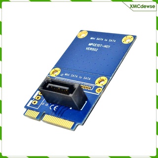 Image of [Xmcdewse] mSATA A SATA Adaptador Tarjeta Base Convertidor Vertical Expansión PCIe