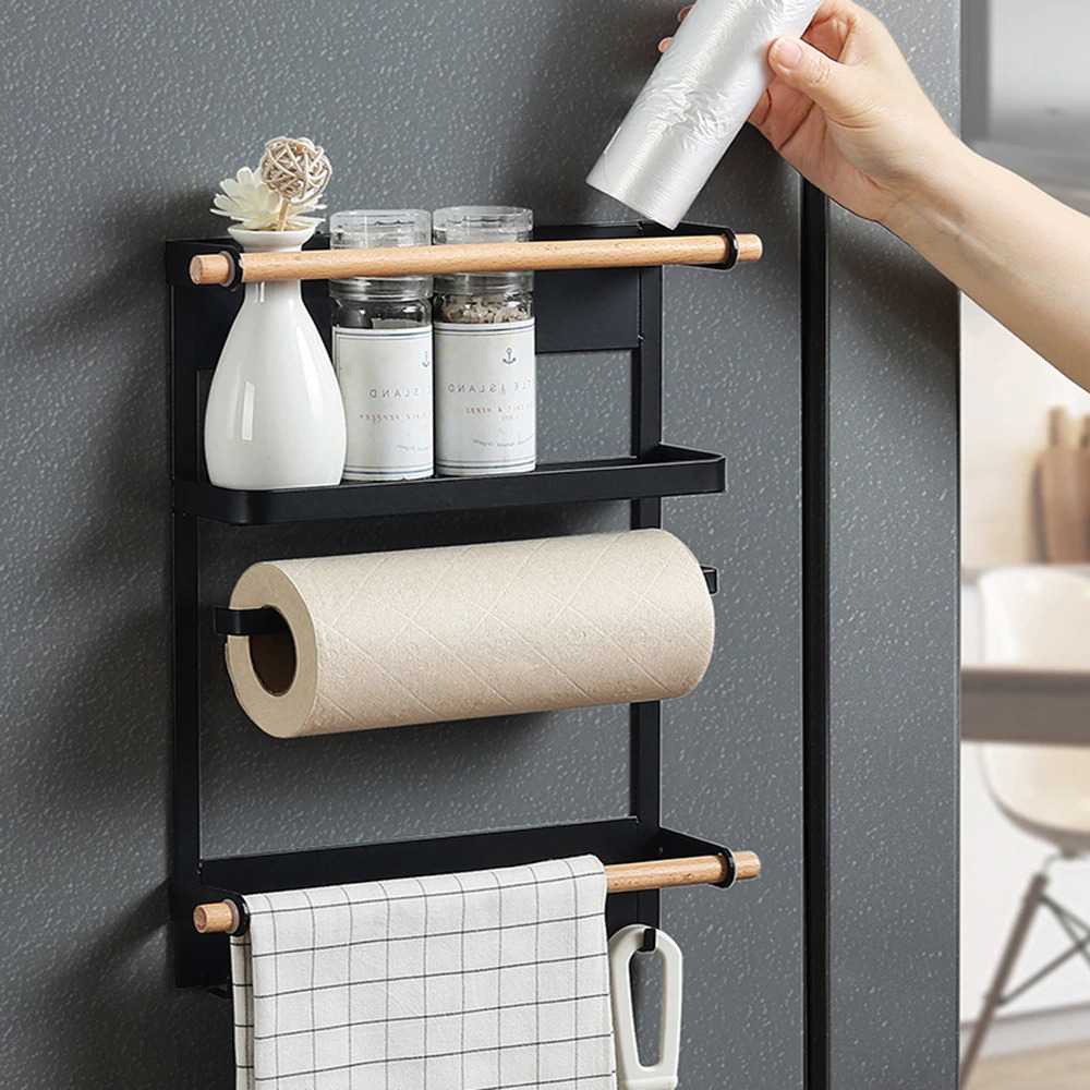 Bearpaw estante organizador de cocina refrigerador especias estante metálico magnético - G58 #6