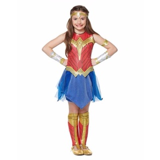 ZIR5 Little Girls Wonder Woman Superhero Goddess Diana Party Role Play  Dress Up Suit Kids Halloween Cosplay Costume Children Hero Anime Outfit |  Shopee Colombia