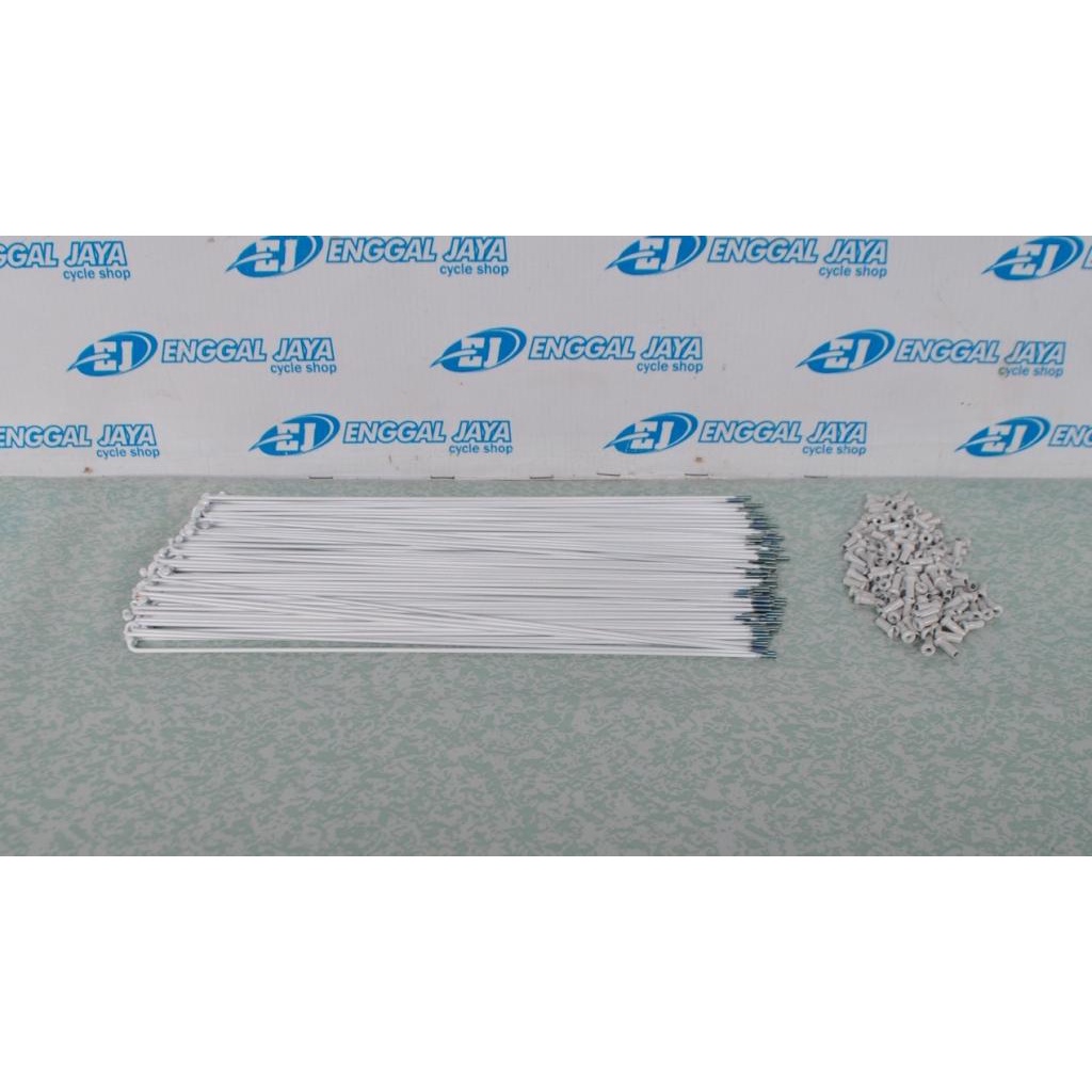 Llantas de radio 283mm contenido 72 piezas de Strummer - radios de bicicleta de carretera 700 14G X 283 para 700C y 29 pulgadas no Shimano inoxidable 72Pcs