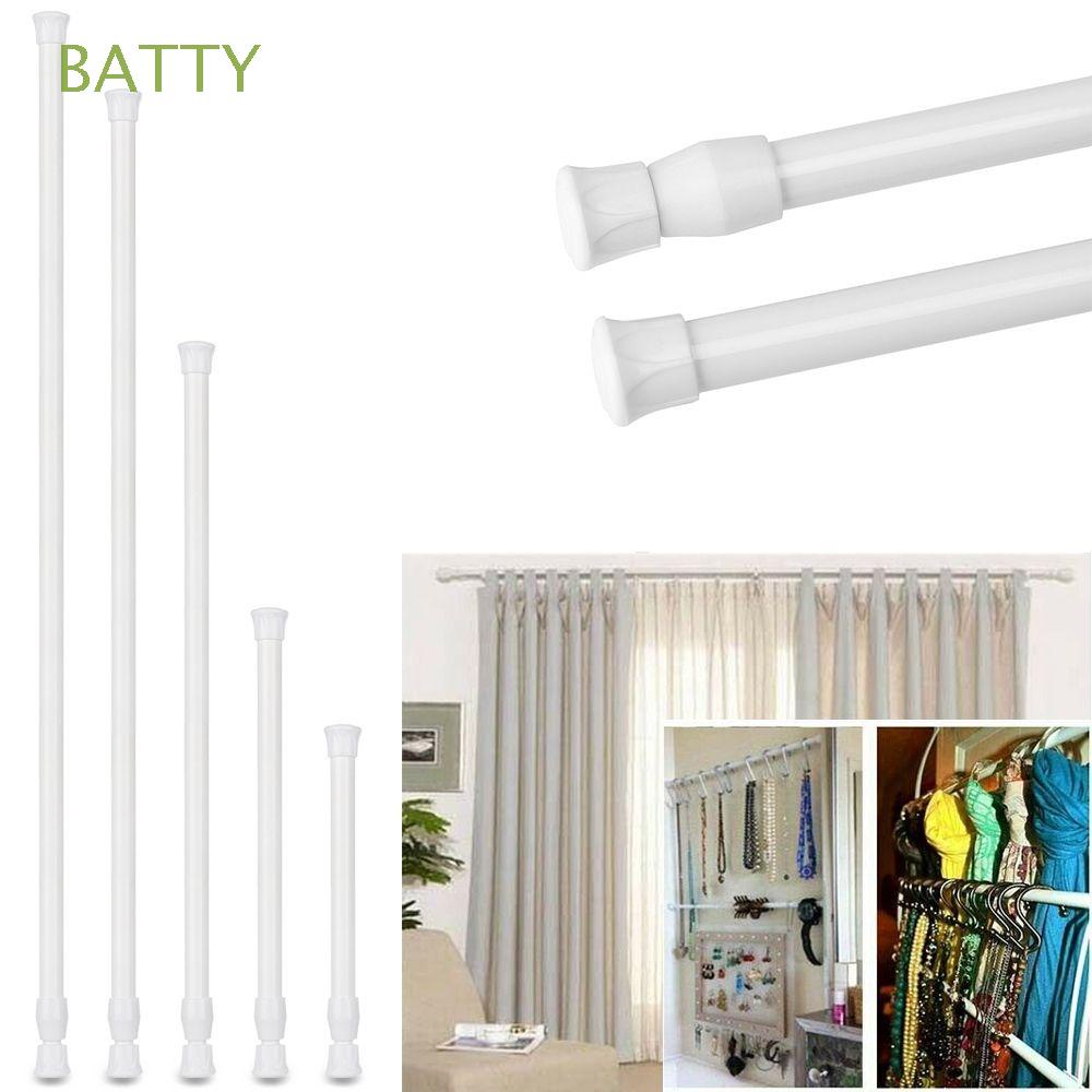 Spring Loaded Extendable Telescopic Net Voile Tension Curtain Rail Pole