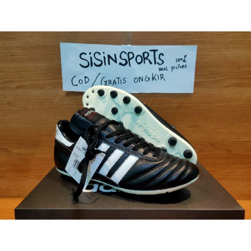Adidas Ball zapatos COPA MUNDIAL BLACK FG / zapatos de fútbol #6