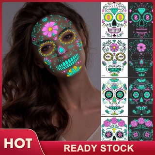 Todo lo que necesitas por menos Entrega rápida Calavera De Azúcar Tatuaje  aterrador Oscuro Sombra Ojos Maquillaje Set Día De Muertos Halloween  calidad de servicio