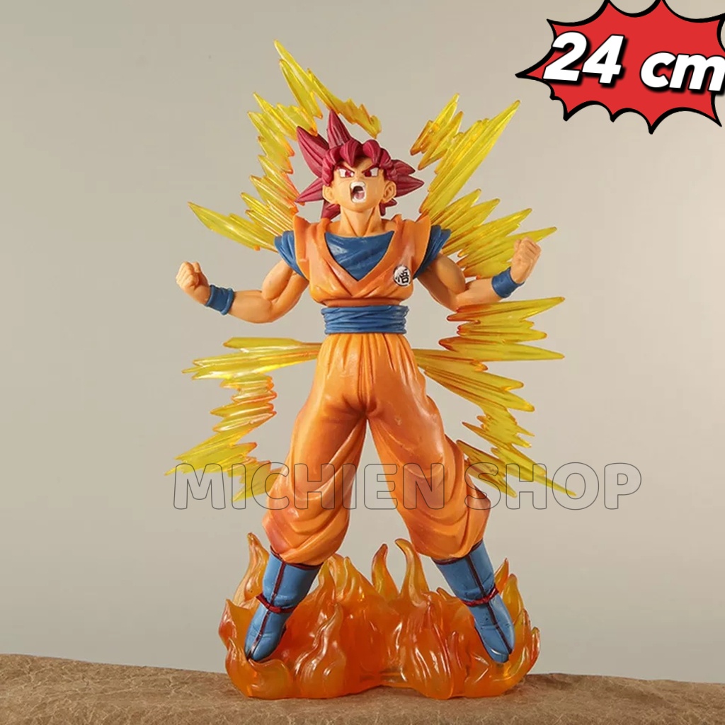 Figura de dios Son Goku SSJ - Dragon Ball Z Super Sayan God Goku | Shopee  Colombia