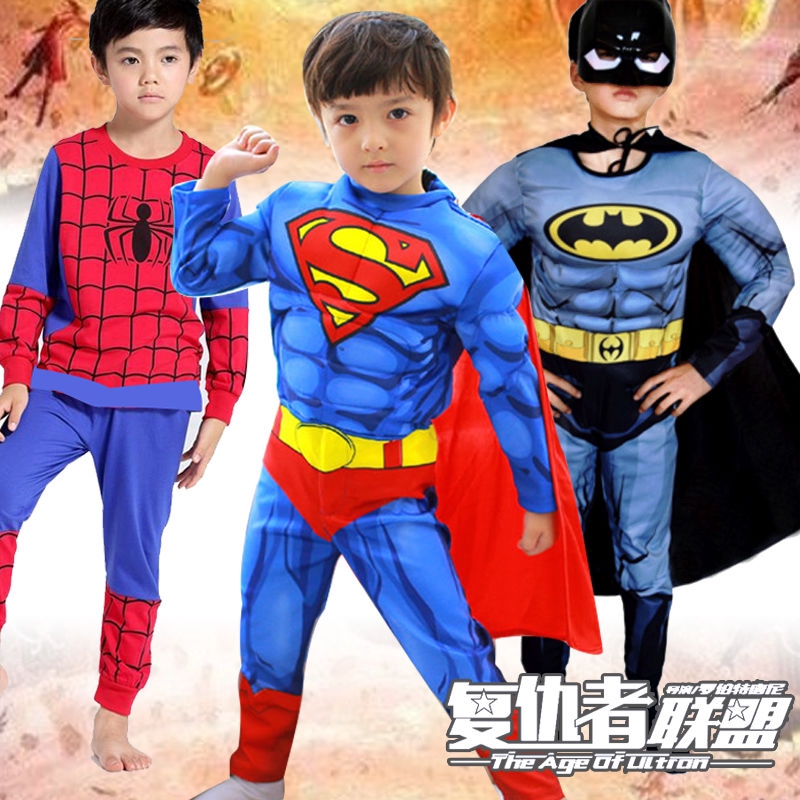 90-150cm Ironman Spiderman Superman Niños Dibujos Animados Halloween  Disfraces De Fiesta | Shopee Colombia