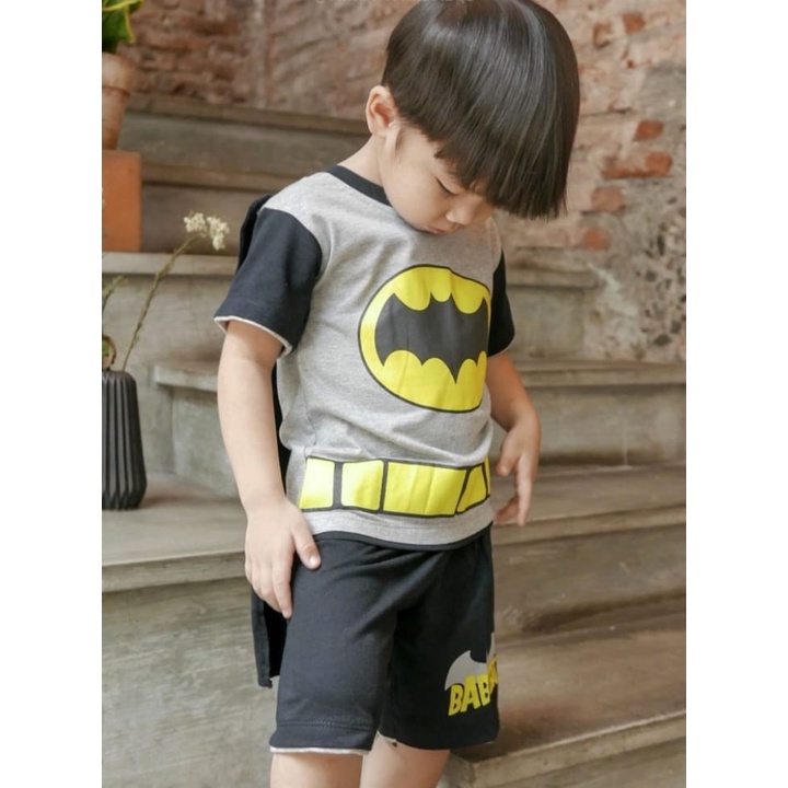 Trajes de personajes de manga corta BATMAN - ropa infantil BATMAN - trajes  BATMAN - ropa para niños BATMAN de 2 a 10 años | Shopee Colombia