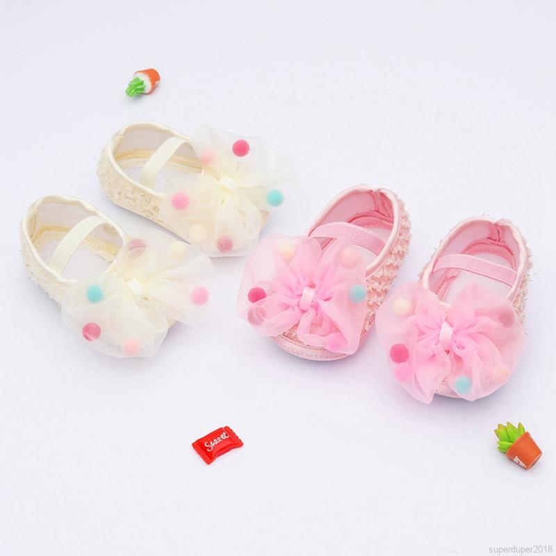 Zapatos de recién nacido niña dulce arco zapatos | Shopee Colombia