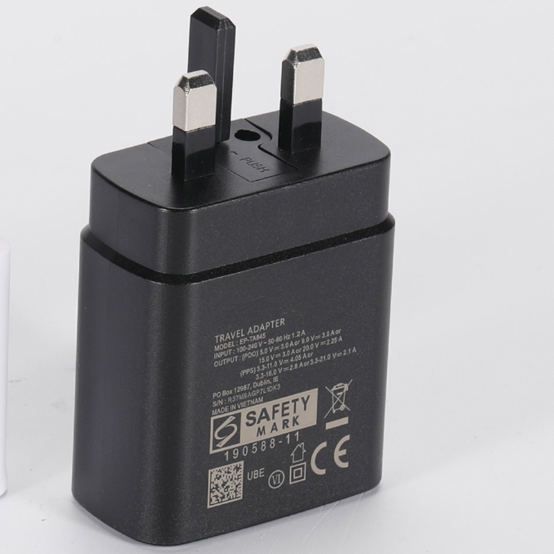 Samsung S21 Ultra 45W Cargador Súper Rápido PD Adaptador De Carga Rápida TypeC Para Galaxy S20 S21 Note10 Plus