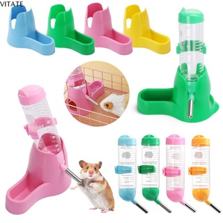 Image of VITATE Hamster Botella De Agua Para Mascotas Recipiente Portátil Para Alimentos Dispositivo De Alimentación Automática