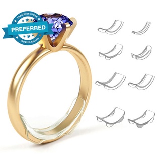 transparente invisible Ajustador de tamaño de anillo para anillos sueltos ajuste de tamaño de anillo 48 piezas