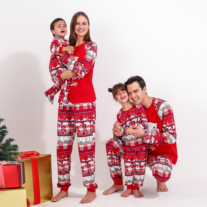 Conjunto De Pijamas De Navidad Para La Familia Mamá Hija Igual Niño Niña  Pareja Look Ropa De Dormir Trajes A Juego Traje De Bebé Pijama | Shopee  Colombia