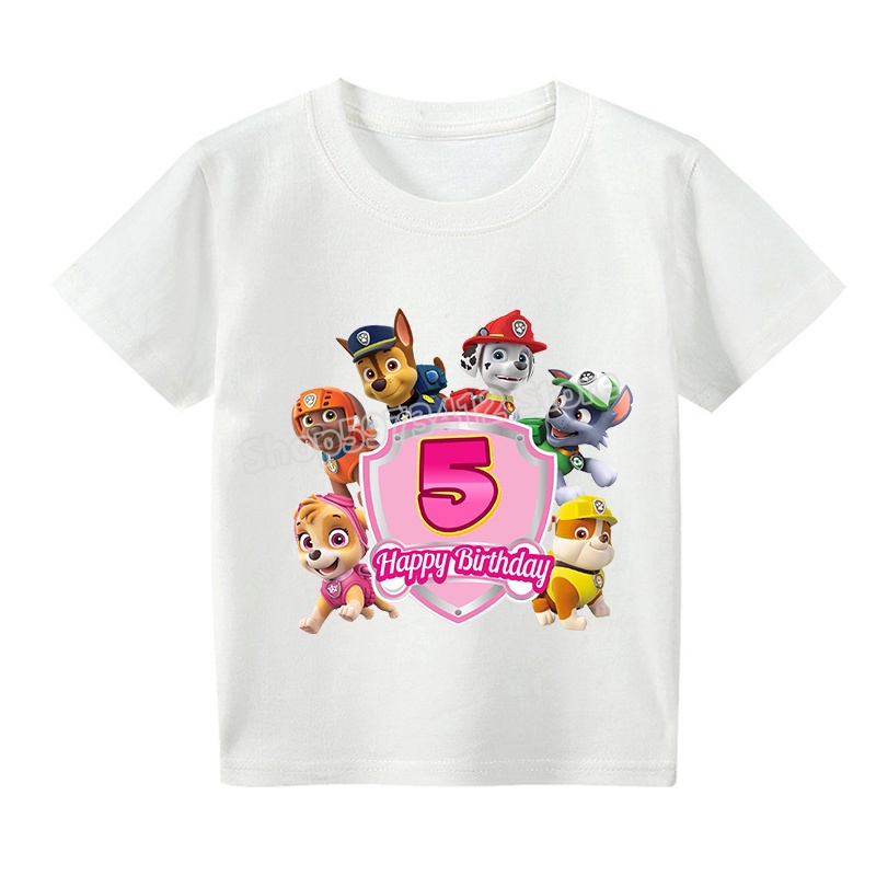 Playeras Personalizadas Camisetas De CumpleaÃ±os Paw Patrol