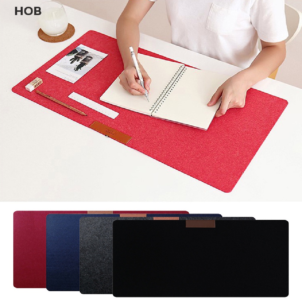 { HOB } Escritorio Antideslizante Organizador De Lana Para Ordenador , Alfombrilla De , Fieltro , Cojín Para Portátil Ratón #7