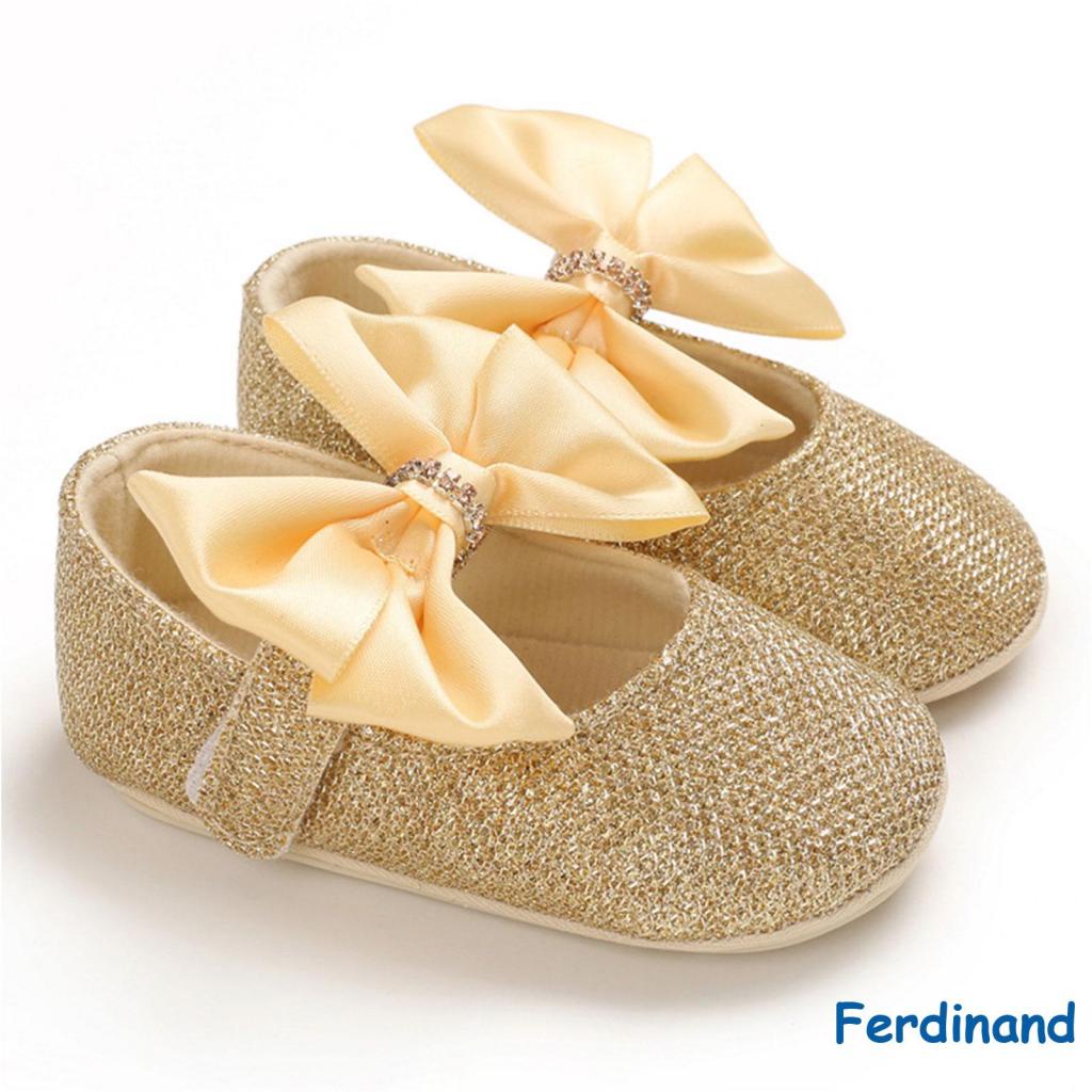 Zapatos de cuero de la PU de los niños de color sólido con la decoración de Bowknot extraíble para las niñas 