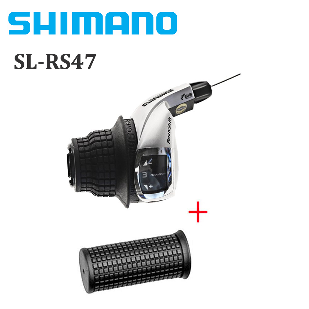 Image of shimano sl-rs47 revoshift twist shifter 3/7/8/21/24 velocidad mtb bicicleta transmisión #2