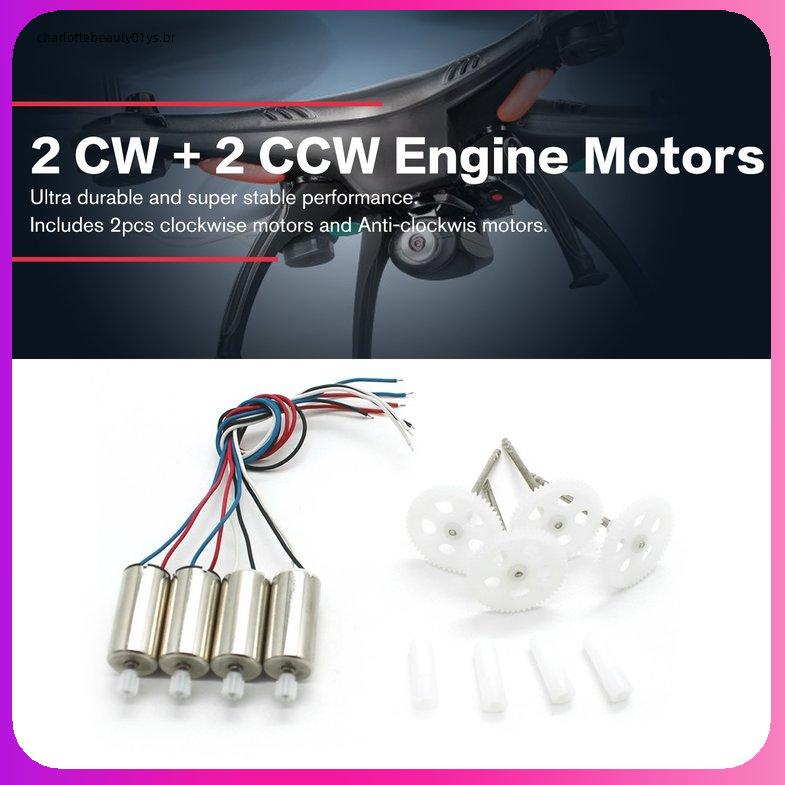 2pcs Motores Cw Ccw Drone Repuesto Eléctronico Durable Para 