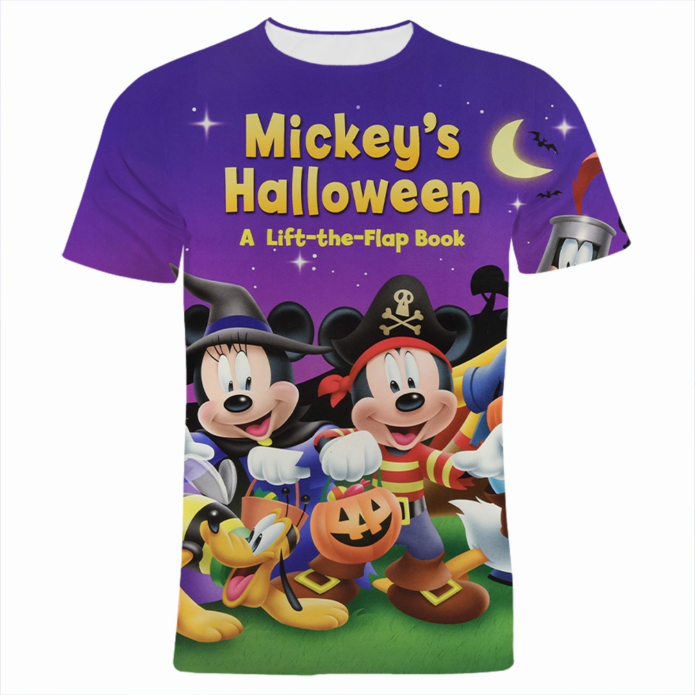 2022 Nueva Moda De Verano De Manga Corta Impresión 3D Hombres Mujeres Camiseta Mickey Mouse Casual Streetwear Tops Tee #5