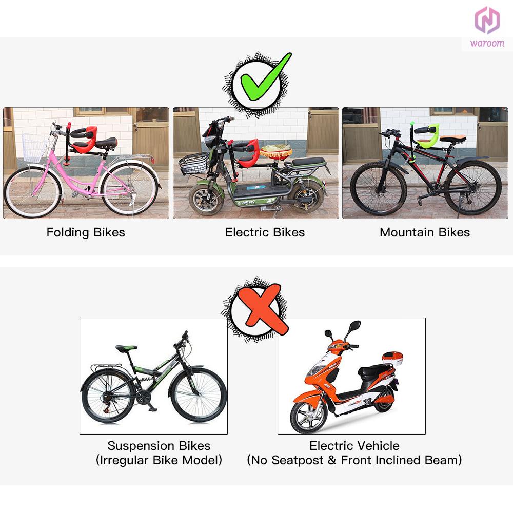 Image of LIXADA Kids Bike Safety Seat Niños Asiento De Ciclismo Acolchado Bicicleta Infantil Montado En La Delantera Para 8 Meses A 4 Años Hasta 110lb [] [Nuevo] #7
