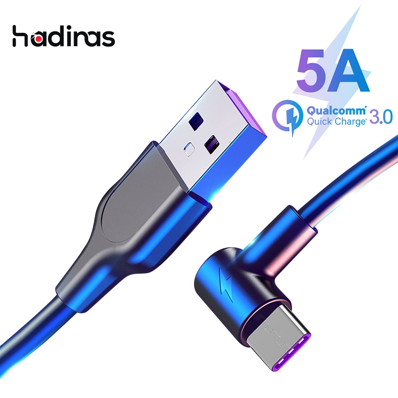 Image of 5A USB C Supercharge tipo C Cable para Huawei P30 Pro P20 Lite Mate 20 P10 USB 3.1 tipo C carga rápida carga rápida #1