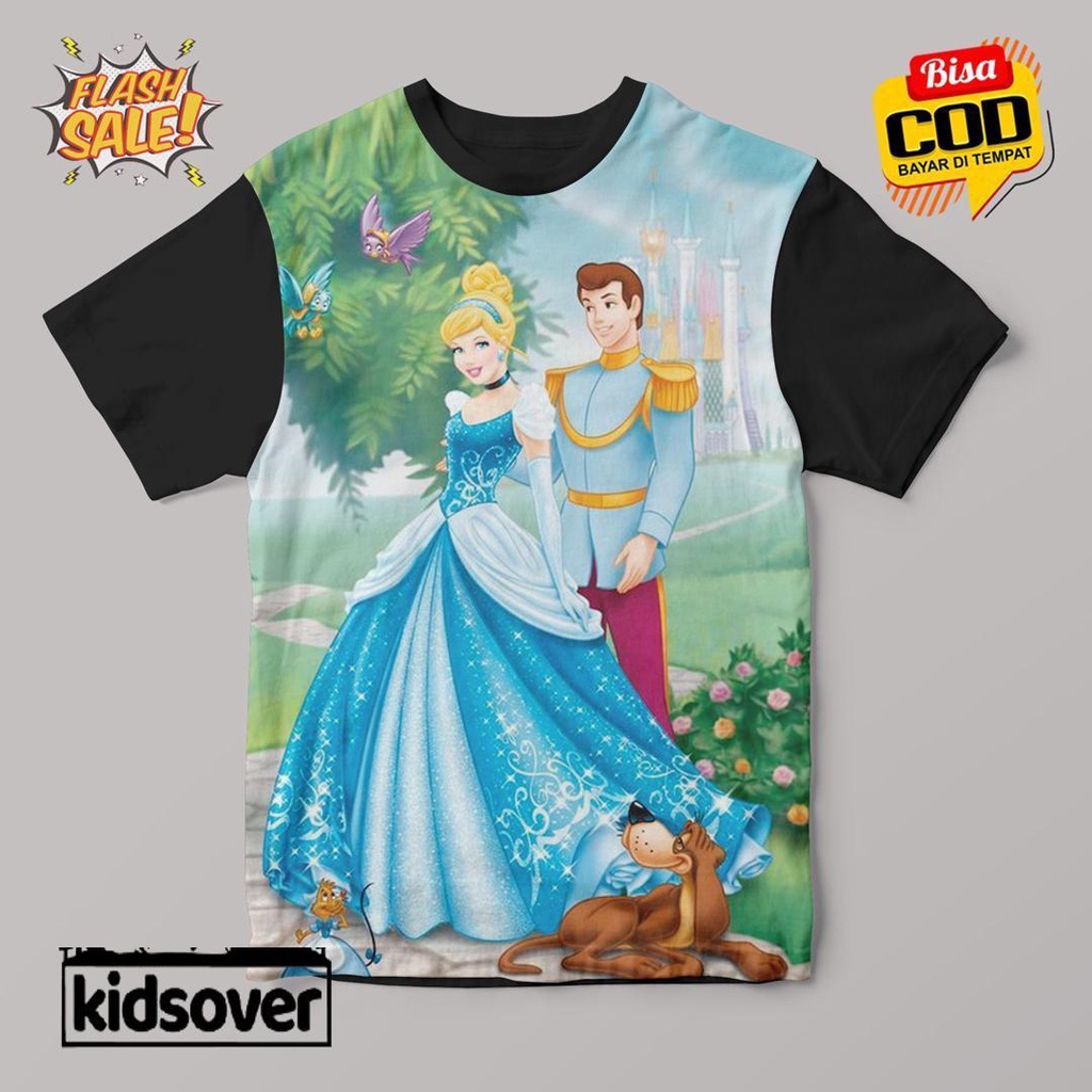 Ropa infantil cenicienta y príncipe camisetas infantiles ropa de bebé Tops  niños niñas niños niñas niños niñas importación 1 2 3 4 5 6 7 8 9 10 11 12  13 14 años manga corta | Shopee Colombia