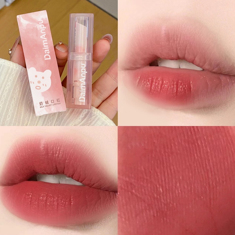 Daimanpu Velvet Mate Natural Nude Pintalabios Impermeable De Larga Duración  Tinte De Labios Corea Rojo Rosa Lápiz Labial Maquillaje Cosmético | Shopee  Colombia