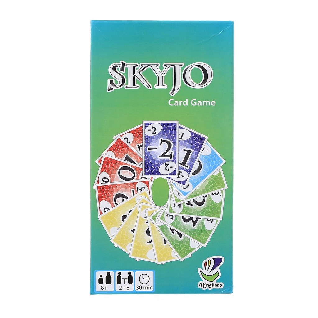 SKYJO mediante tarjeta Magilano-The Entertaining juego para niños y adultos. 