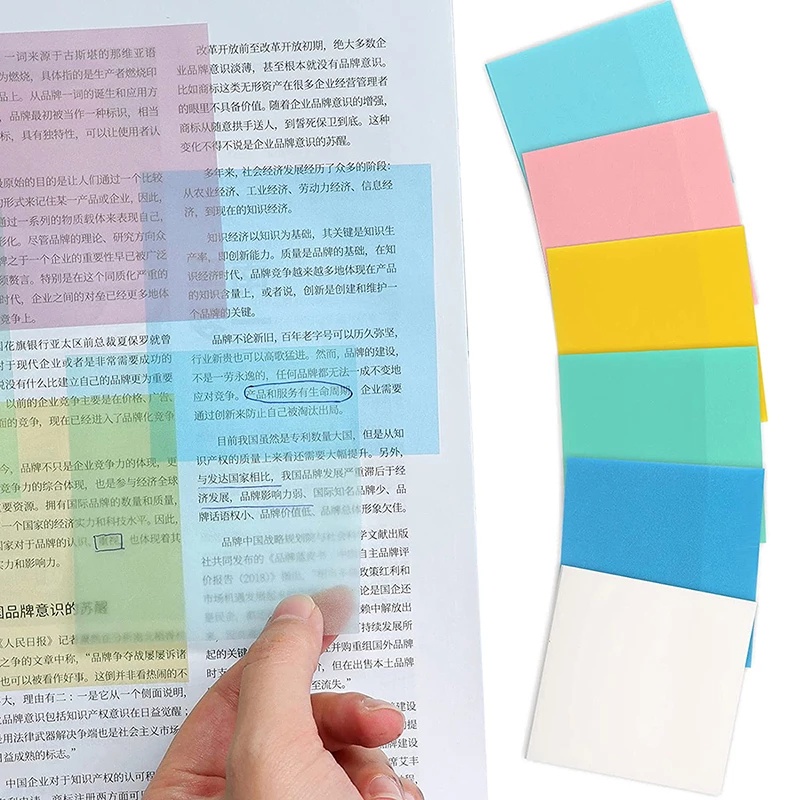 50 Hojas Creativas Autoadhesivas Transparentes Para Mascotas , Notas Adhesivas , Coloridas , Impermeables , Diarias , Para Hacer Lista , Papel De Nota , Extraíble Para Estudiantes , Oficina , Papelería | Shopee Colombia