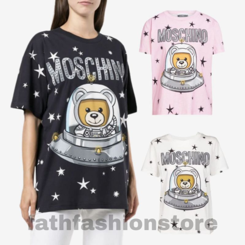 Camisetas Moschino hombre mujer | Ropa de personaje Moschino | Top mujer |  Ropa de mujer | Camisetas Moschino hombre mujer | Shopee Colombia