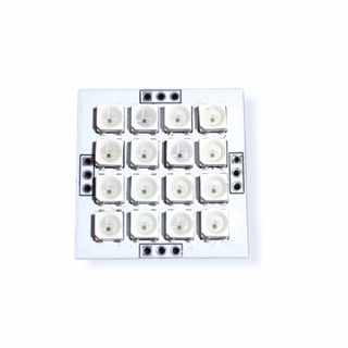 Image of Rgb Led Matrix 4x4 / Led Board 4x4 WS2812B Arduino