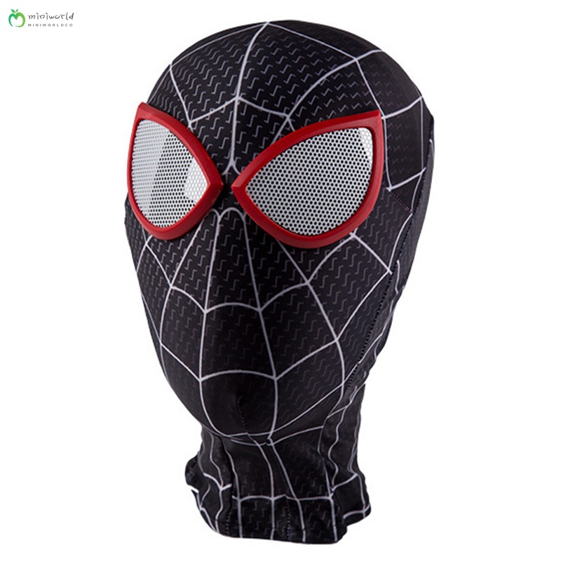 Image of Marvel Spiderman Máscaras De Piel Ajustada De La Araña Spandex Máscara Con Gafas Cosplay Disfraz Para Hombres Mujeres #5