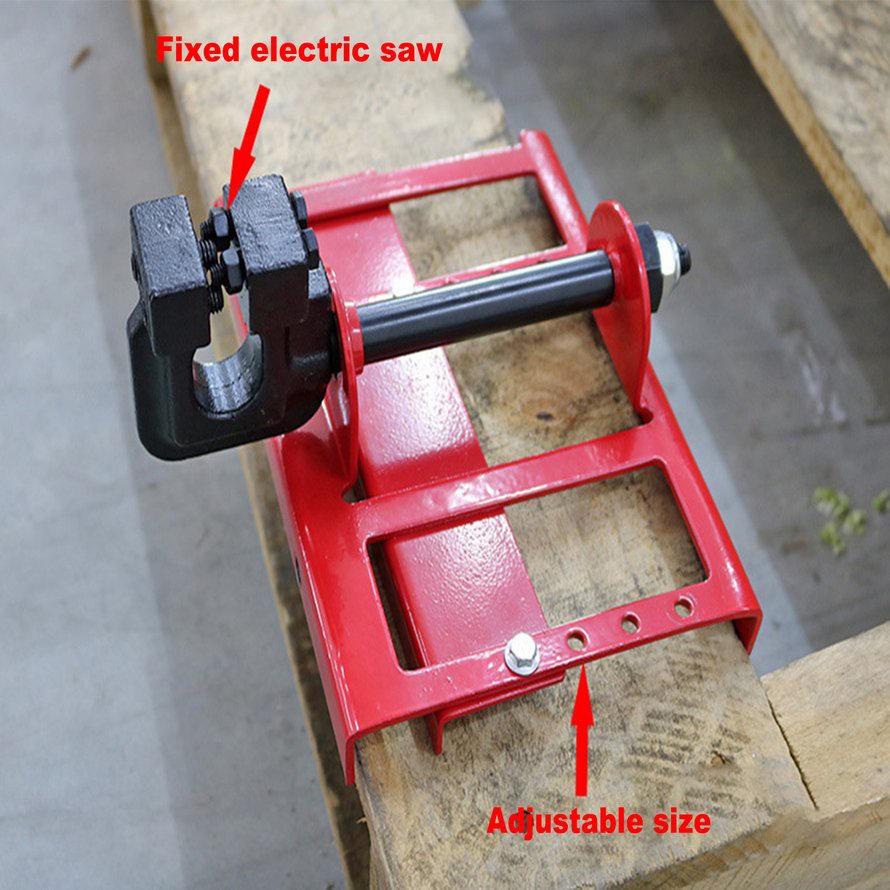 Crtkoiwa Sierra de guía de corte de madera Mill Mini motosierra cortada guiada para corte vertical barra de guía de corte de madera para trabajadores de la construcción. 