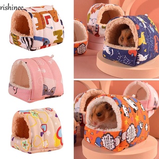 Image of RISHINEE Hamster House Mini Animals Tent Hut Nest Warm Mat Caliente Cama Para Dormir