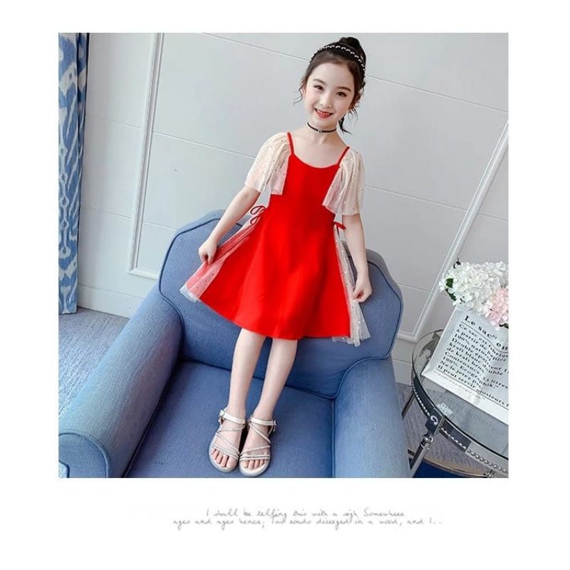 Venta al por mayor 3pcs paquete de importada para niños ropa rojo Furing estrella niños vestido importación niñas 330 | Shopee