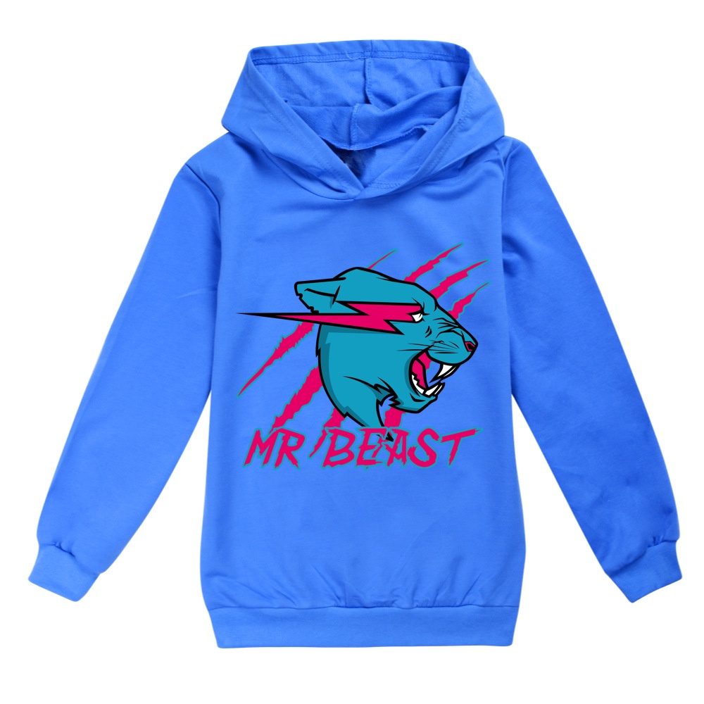 Mr Beast Sudaderas Con Capucha Para Niños Y Niñas, Sudadera De Manga