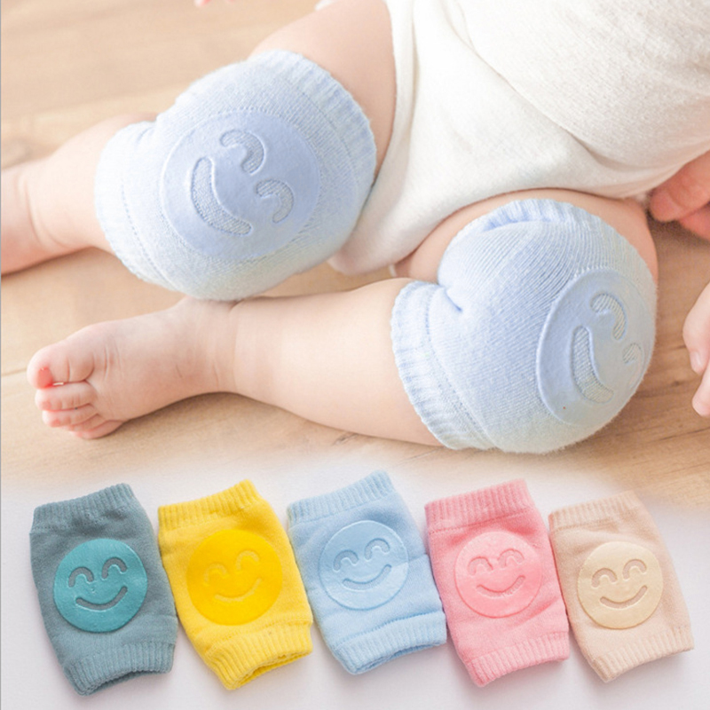 algodón de rizo 6-18 m talla única 10 colores protector de rodilla antideslizante GoBabyGo Rodilleras antideslizantes originales para gatear para bebé 
